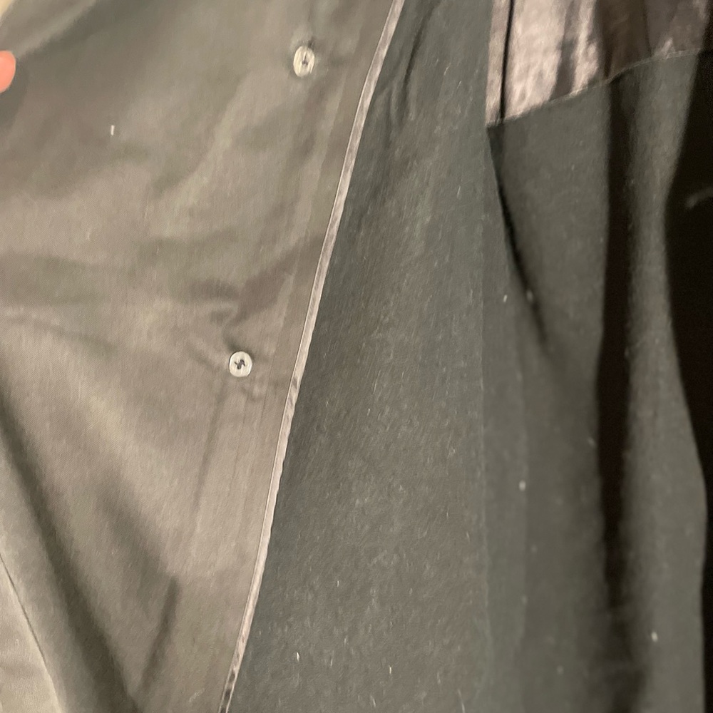 London Fog Men's Black Trench Coat - Picture 6 of 14